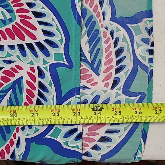 Crown & Ivy Colorful 3/4 Sleeve Paisley Print V-neck Blouse Size 1X - Picture 6 of 6